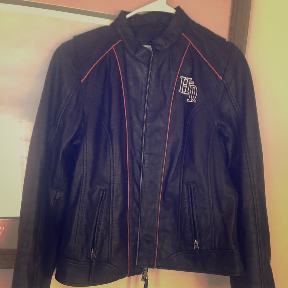 Leather Harley Davidson Jacket